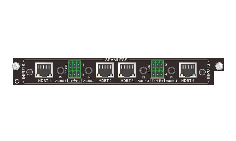 Плата входа Pixelhue [UMX_4xHDBaseT Input Card] 4xHDBaseT (RJ45) для шасси UMX